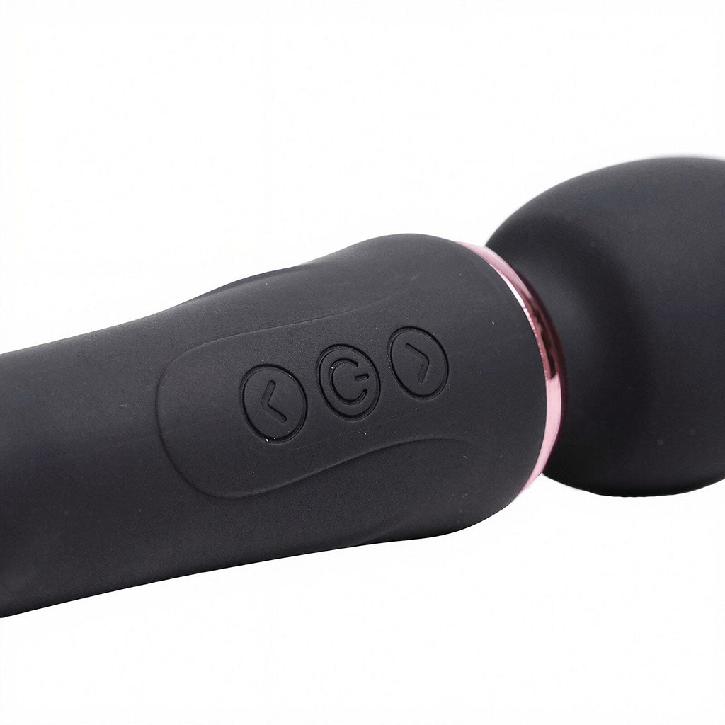 Charley wand showing the curved tip